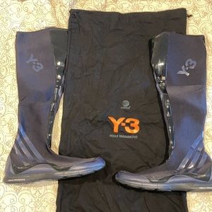 Y-3 Neoprene Sneaker Knee Boot